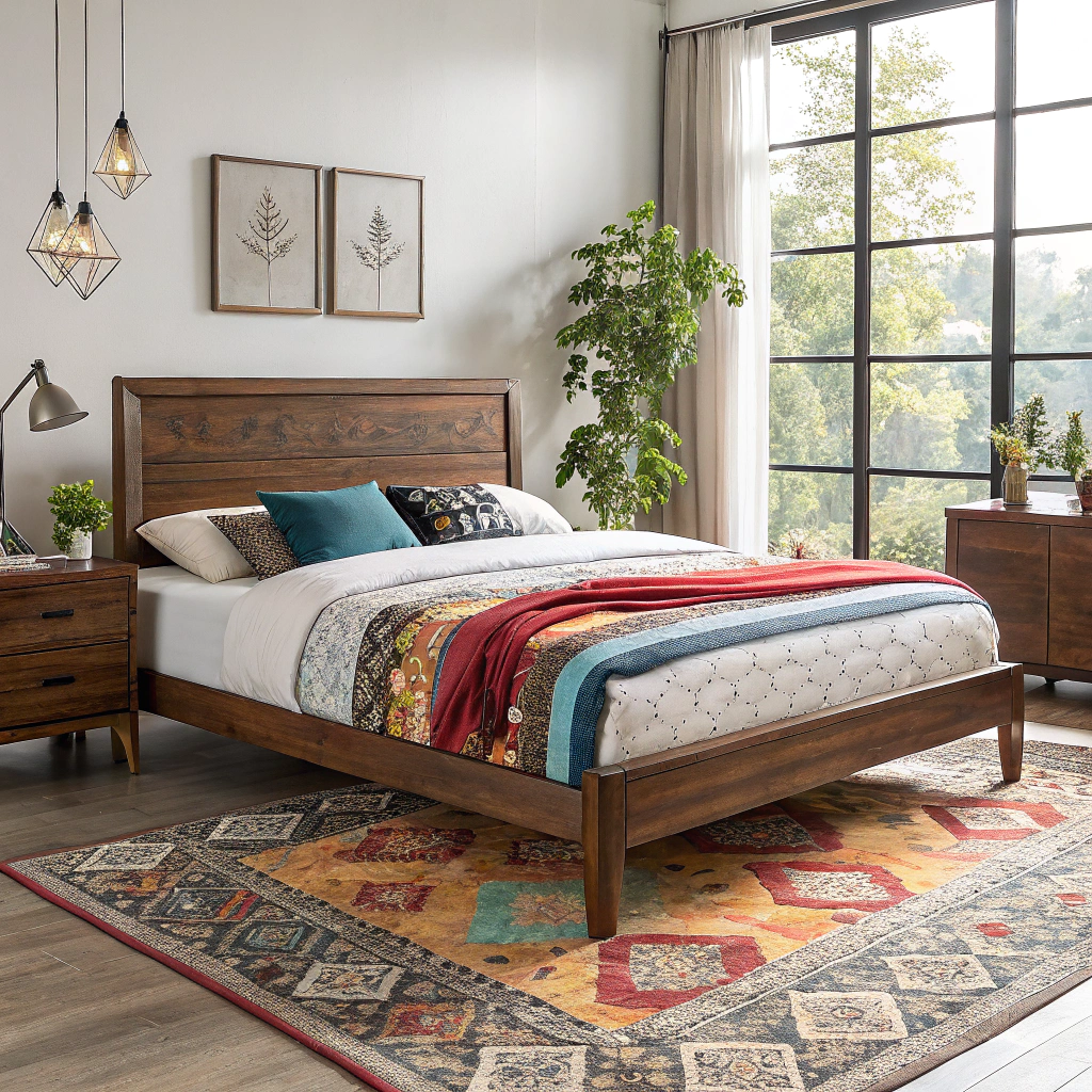Mixing Textures and Finishes for a Sophisticated Bedroom